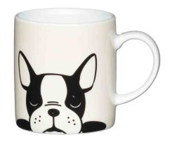 Porcelánový hrníček na espresso French Bulldog