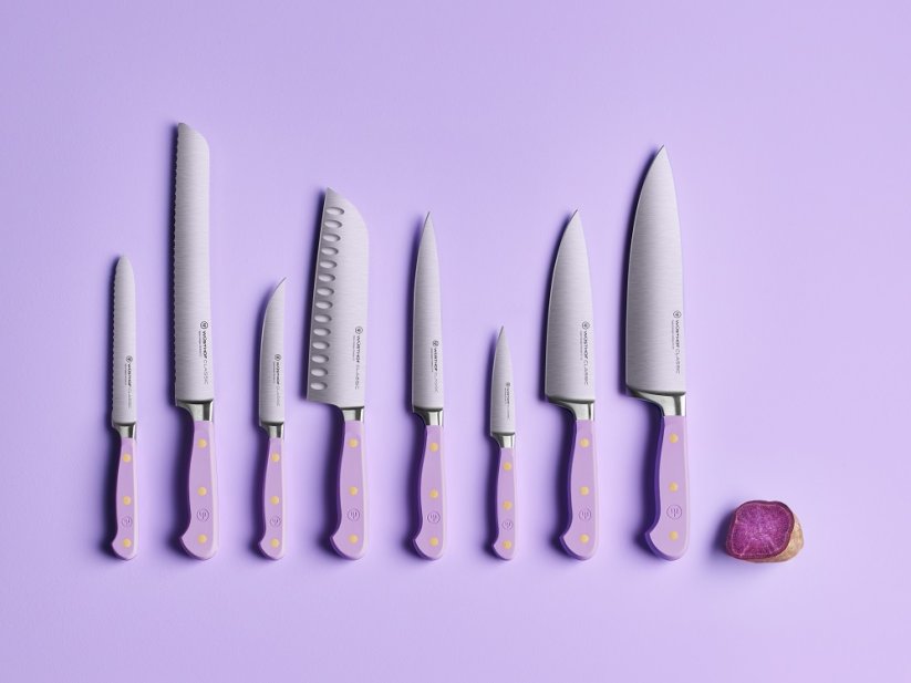 CLASSIC COLOUR Blok na nože se 7 noži, Purple Yam