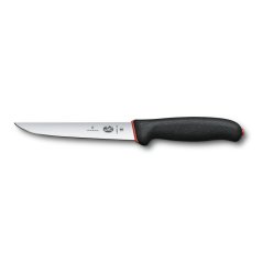 Nůž Dual Grip, boning knife, 15cm, straight, black/red