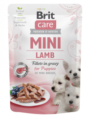 Brit Care Mini Puppy Lamb fillets in gravy 85g