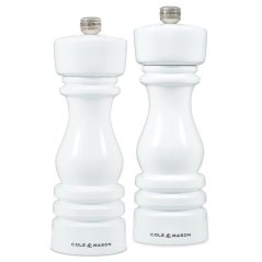 London White Gloss, Precision+, Mlýnek na sůl & Mlýnek na pepř, 180 mm, GS