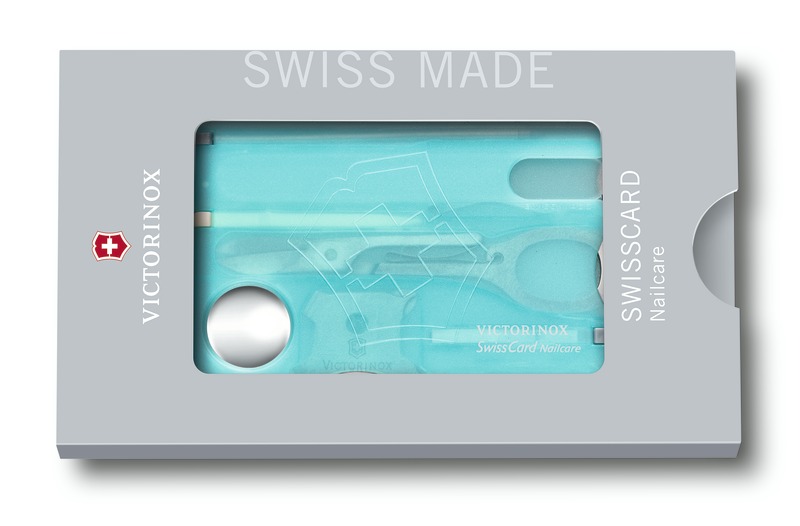 Karta Swiss Card Nailcare ledově modrá