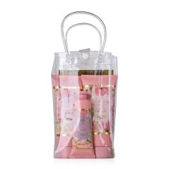 SET koupelový BLOSSOM v průhledné taštičce
