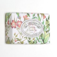 MÝDLO 200g GERANIUM A GREEN TEA (pelargonie a zelený čaj) v dárkovém balení