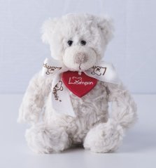Medvěd SPENCER s mašlí, malý (26 cm) LUMPIN