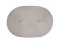 Prostírání oválné 45 x 31 cm šedé