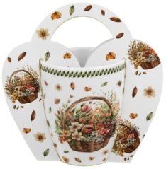 Porcelánový hrnek v dárkovém balení Field Flowers