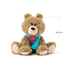 Medvěd BARIBOO se šálou malý (25 cm) NOVINKA LUMPIN