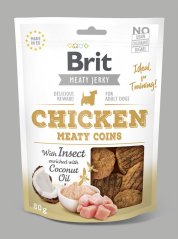 Brit Jerky Chicken with Insect Meaty Coins 200g