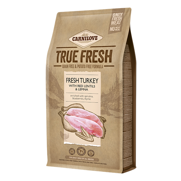 Carnilove TRUE FRESH TURKEY for Adult dogs 4 kg