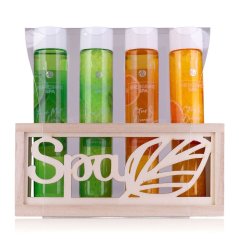 SET koupelový SPA COLLECTION v dřevěné krabičce (zkumavky)