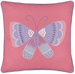 Dětský polštář Flutterby Butterfly Pink 43x43