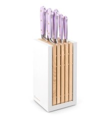 Blok na nože se 7 noži Classic Colour Purple Yam