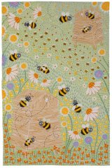 Kuchyňská utěrka Daisy Bees Green