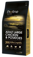 Profine Adult Large Breed Chicken & Potatoes 15+3kg ZDARMA