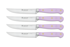 CLASSIC COLOUR Sada 4 nožů na steaky, Purple Yam, 12 cm