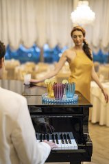 Tác kulatý Dolce Vita 31 cm Turquoise