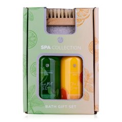 SET koupelový SPA COLLECTION v dárkové krabičce s kartáčkem na nehty s pemzou