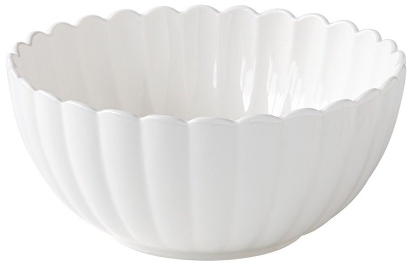 Porcelánová miska Lifestyle White střední - Barva: bílá