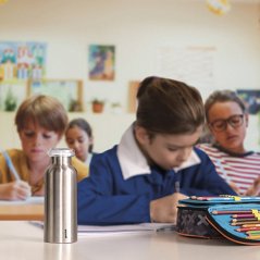 Termoláhev Travel Bottle Energy 330 ml stříbrná