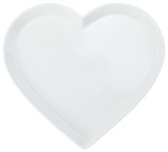 Porcelánový talíř ve tvaru srdce Heart