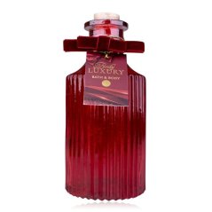GEL koupelový/sprchový 240ml BODY LUXURY v lahvičce se sametovou stuhou ACCENTRA