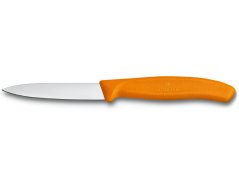 Nůž kuchyňský oranžový 8cm