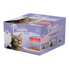Plaisir cat Kapsa Multipack XXL pro dospělé i kastrované kočky mix chutí 24x85g