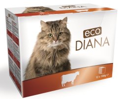 Diana eco kapsičky hovězí kousky v omáčce 12x100g