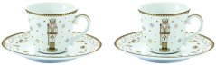 Porcelánové šálky a podšálky na kávu Royal Nutcracker