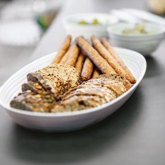 Tác na servírování TIERRA bílý