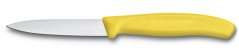 Nůž kuchyňský žlutý 8cm