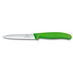Nůž na zeleninu 10 cm plast, zelený