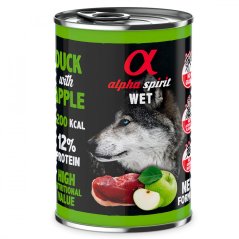 AS WET Food Duck with green apple 400g 5+1 ZDARMA