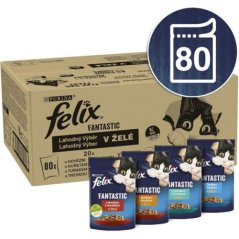 Felix FANTASTIC multipack lahodný výběr v želé 80 x 85 g
