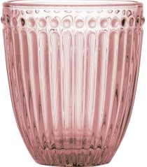 Zdobená sklenička Alice Pale Pink