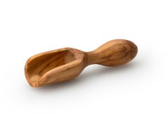 Lopatka na sůl, olivové dřevo, 10 cm