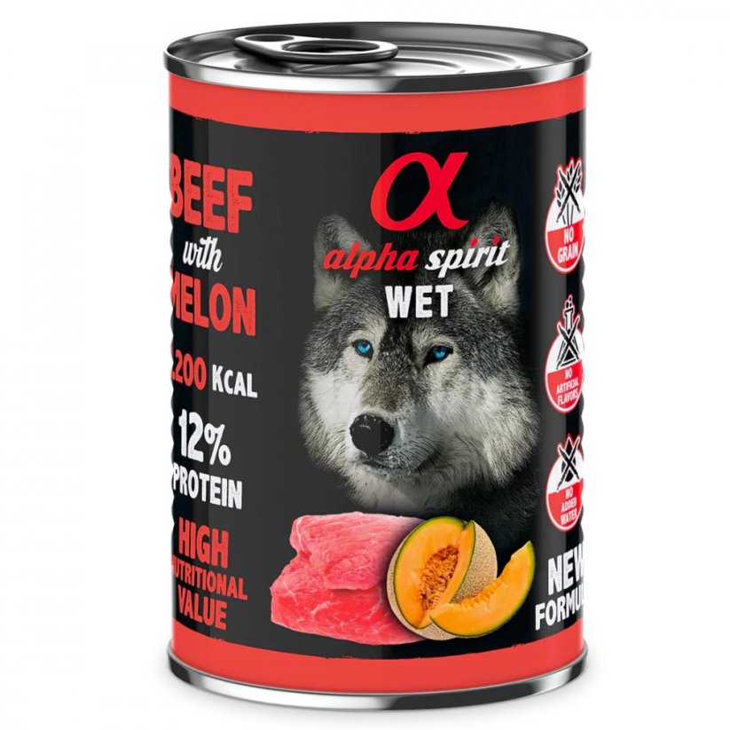 AS WET Food Beef with melon 400g