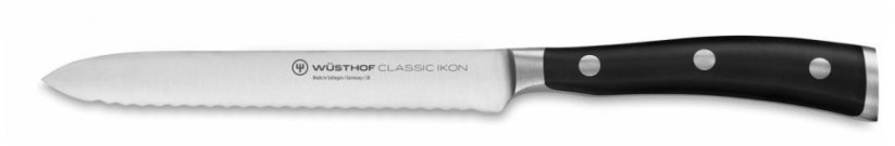 CLASSIC IKON Blok na nože černý 6dílů