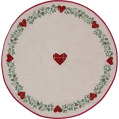 Textilní kobereček pod vánoční stromeček Charline
