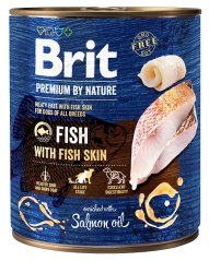 Brit Premium by Nature Fish with Fish Skin 800g 5+1 ZDARMA