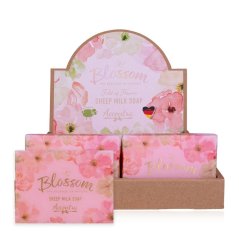 MÝDLO z ovčího mléka 100g BLOSSOM ručně vyráběné v papírovém obalu