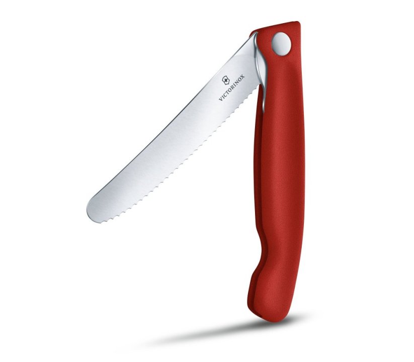 Sada se skládacím nožem Swiss Classic, 2 díly, červená
