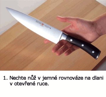 Jak správně držet nůž
