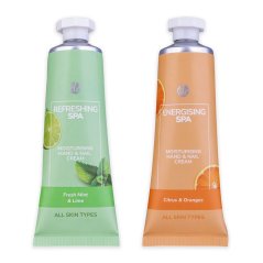 KRÉM na ruce a nehty 60ml SPA COLLECTION v tubě, 2 vůně/barvy