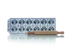 Sada formy a válečku na 12 raviol