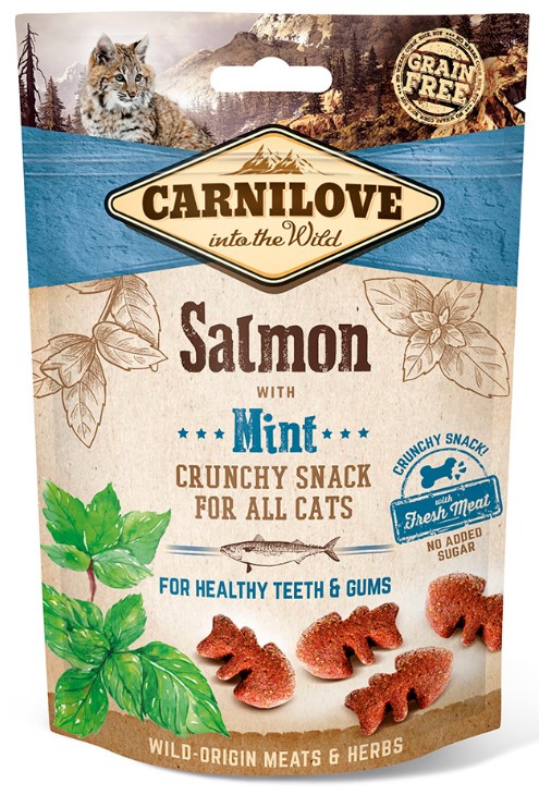 Carnilove Cat Crunchy Snack Salmon & Mint 50g