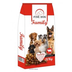 FINE DOG Family granule pro psy s HOVĚZÍM 10kg