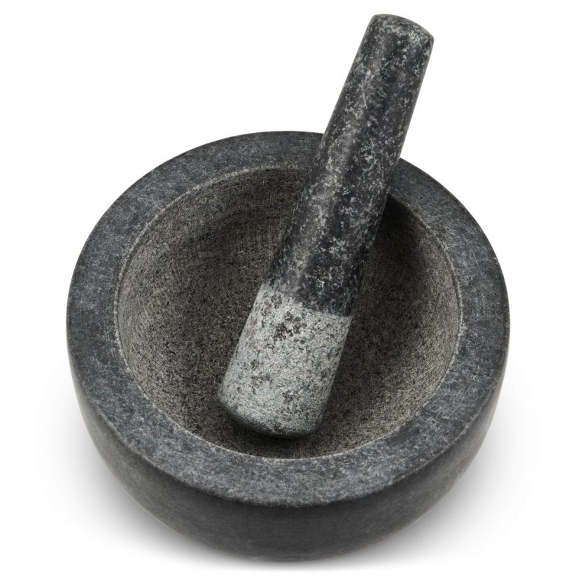 Hmoždíř granitový s tloučkem, 125 mm