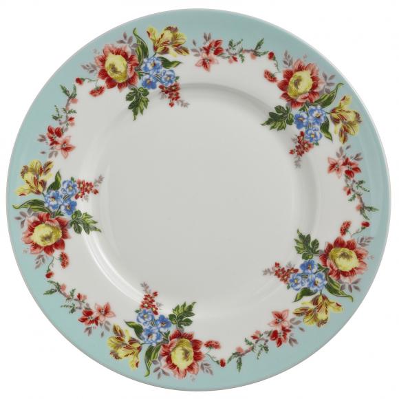 Porcelánový dezertní talíř Amelia - Barva: bílá, Velikost: 19,2x1,9